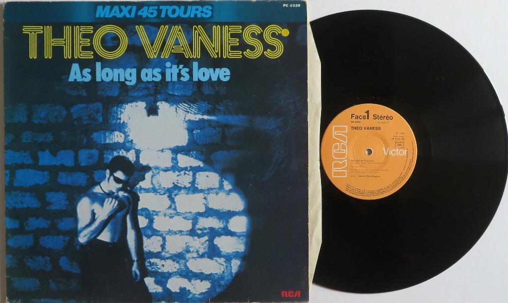 Theo Vaness - Tant que c'est de l'amour. Maxi, CD & DVD, Vinyles | Dance & House, 12 pouces, Enlèvement ou Envoi, 1970 - 1979