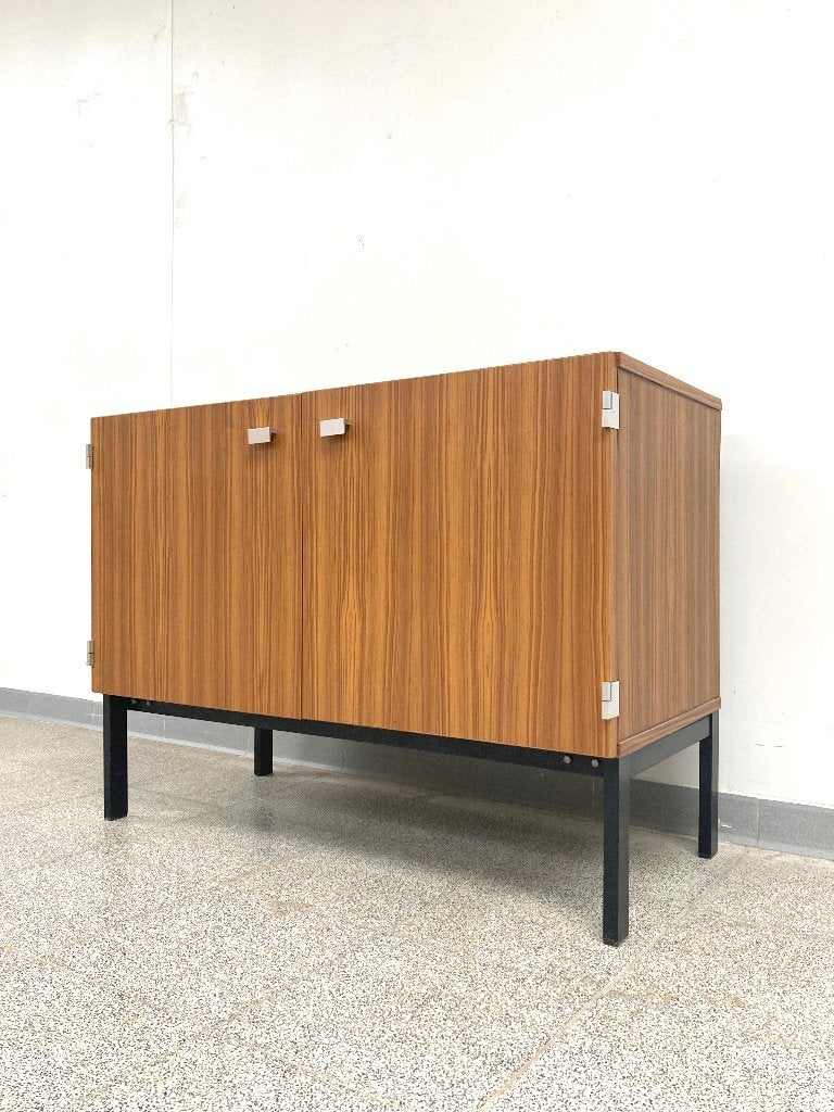 Vintage design dressoir/wandkastje/tvmeubel/platenspelerkast, Ophalen, 100 tot 150 cm, Overige houtsoorten, 25 tot 50 cm