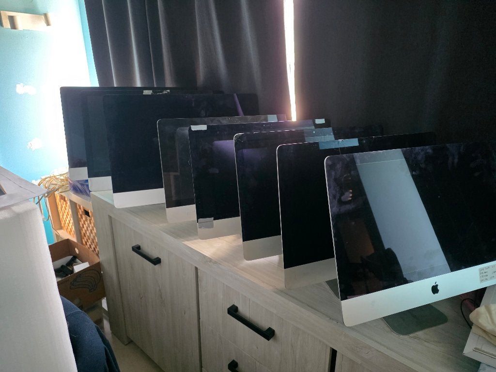 Groot lot iMac's 2009-2015 // 21stuks, Computers en Software, Apple Desktops, Ophalen, Gebruikt, 2 tot 3 Ghz, IMac