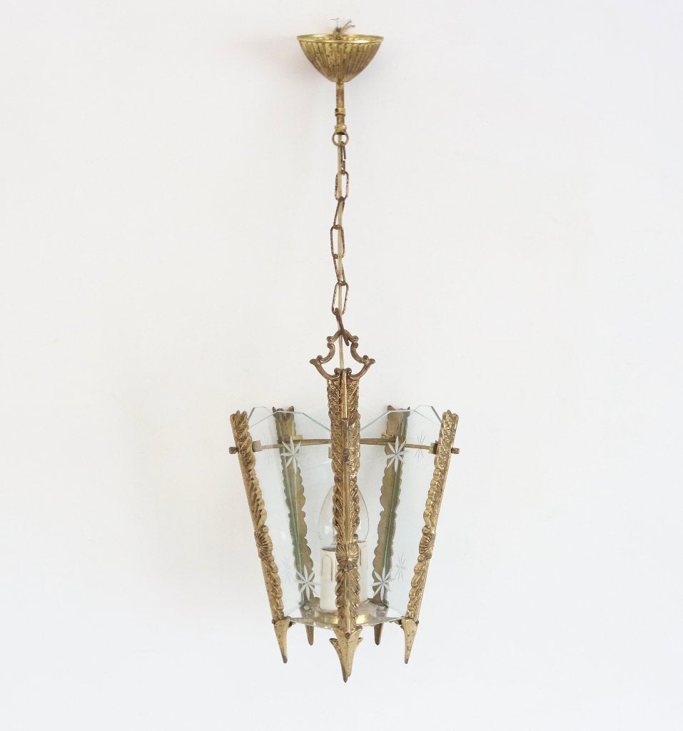 Vintage hanglamp - Empire stijl, Antiek en Kunst, Antiek | Verlichting, Ophalen of Verzenden