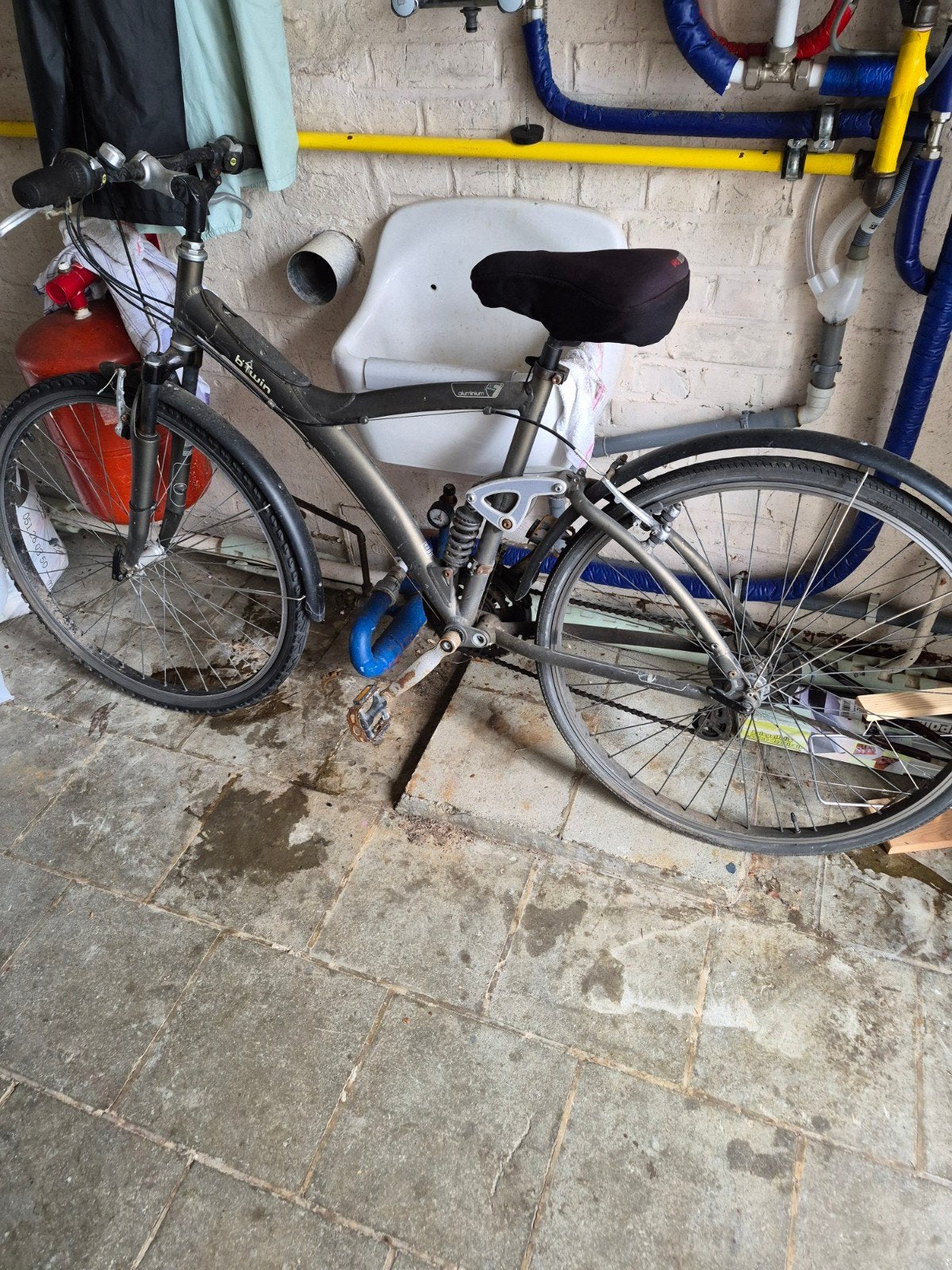 herenfiets btwin 28", Ophalen, Gebruikt, Versnellingen