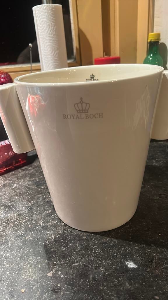 Royal Boch champagne emmer, Ophalen, Zo goed als nieuw, Porselein, Overige typen