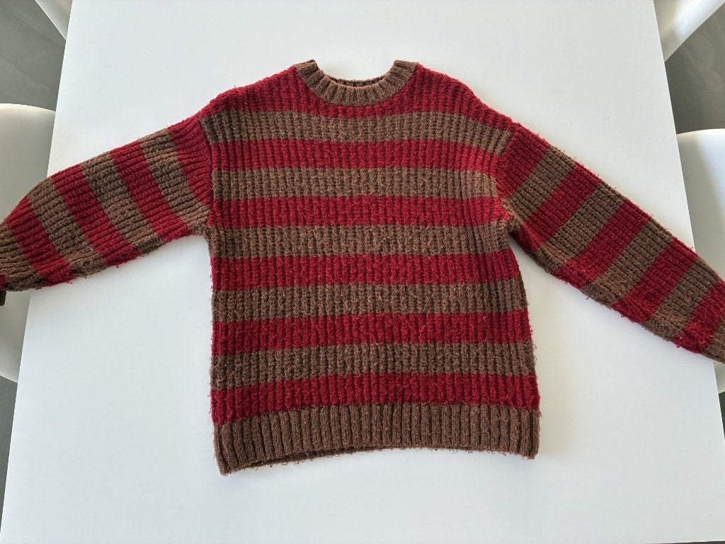 Bruin/rode trui van Zara maat 140 in goede staat, Trui of Vest, Ophalen of Verzenden, Zo goed als nieuw, Zara