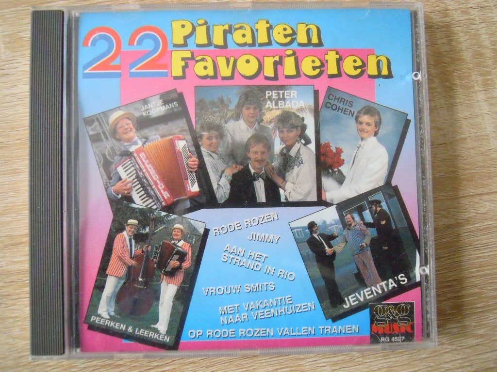 22 Piraten Favorieten ( cd ), Cd's en Dvd's, Cd's | Nederlandstalig, Ophalen of Verzenden, Gebruikt, Piraten en Zeemansliederen