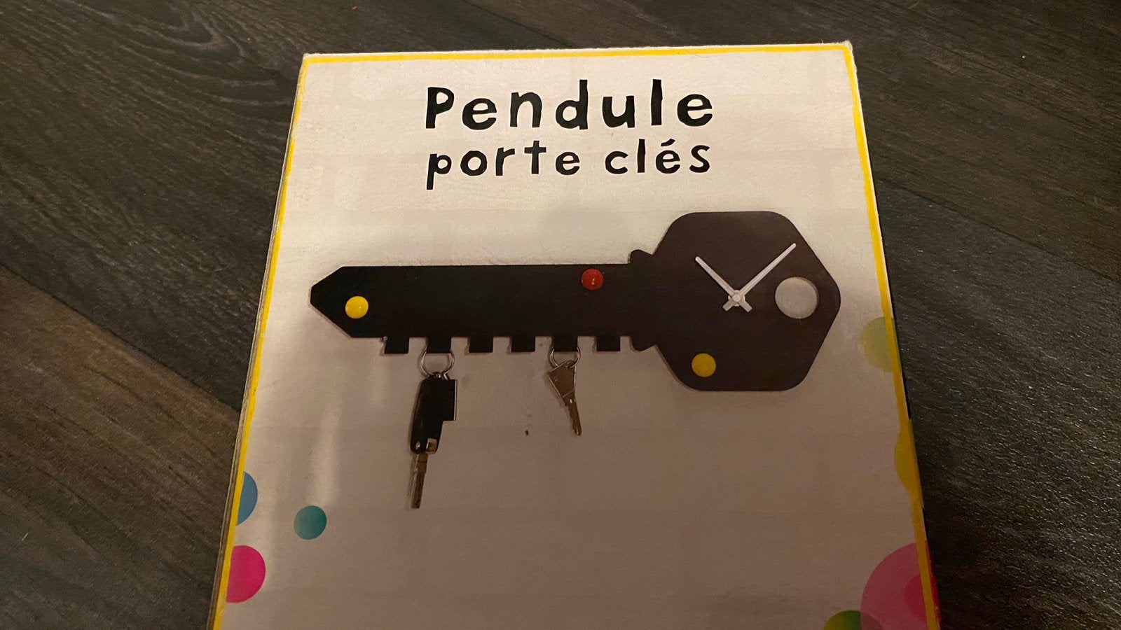 Horloge porte clés en forme de clé, Enlèvement, Neuf