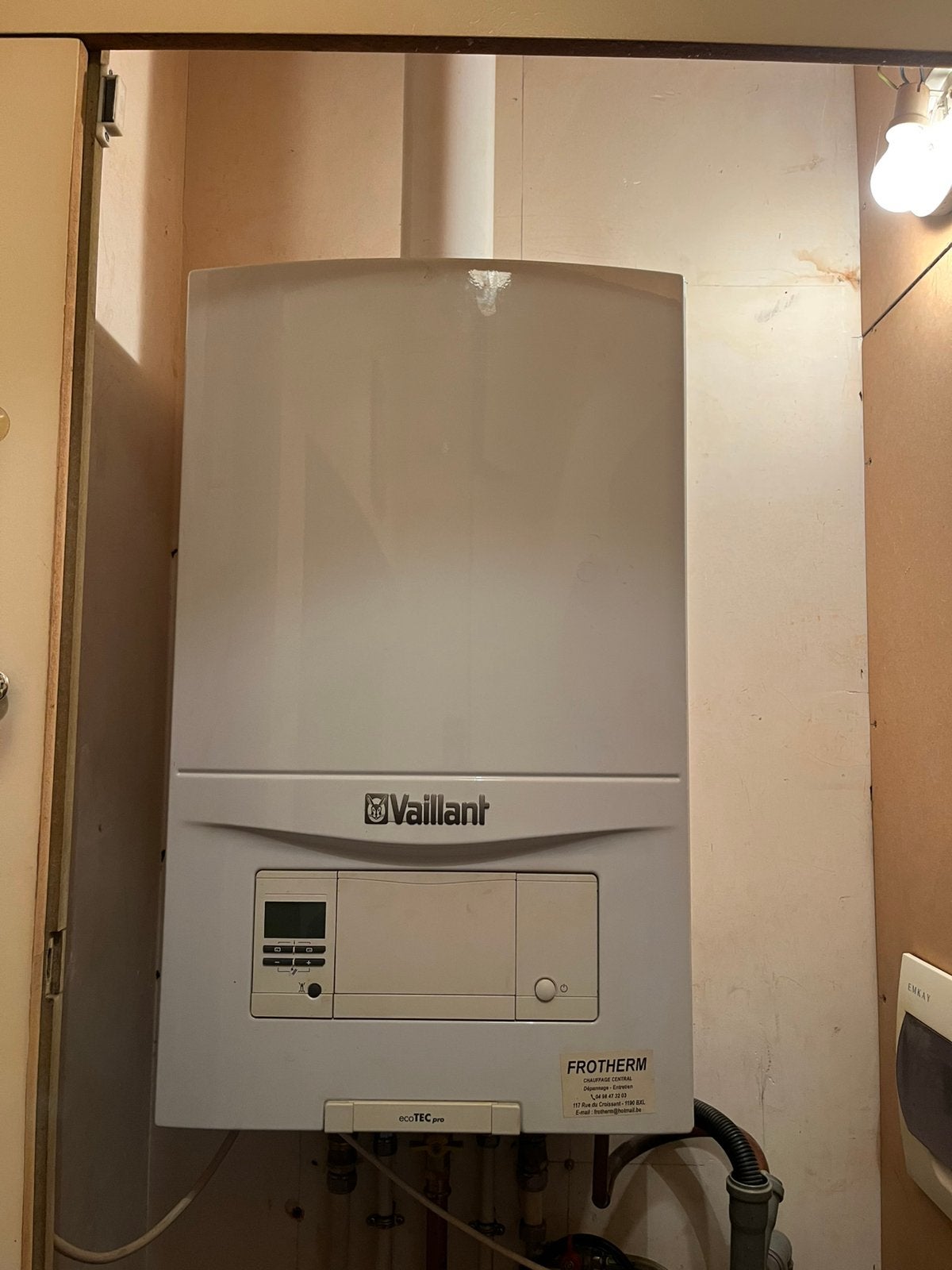Chaudière mixte à condensation Vaillante 20-24kw, Enlèvement, Utilisé
