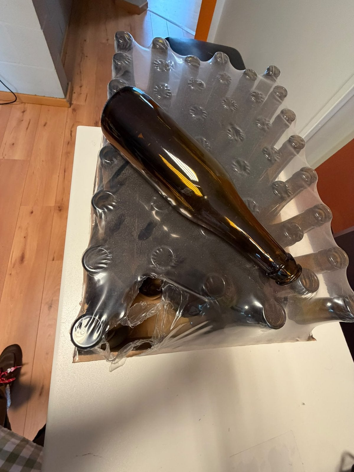 Bouteilles de 33 cl, Enlèvement