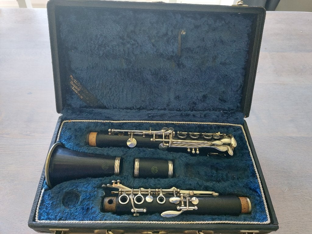 Klarinetten Selmer CT en Metal King Silver Bell, Musique & Instruments, Clarinette en si bémol, Utilisé, Autres matériaux, Enlèvement