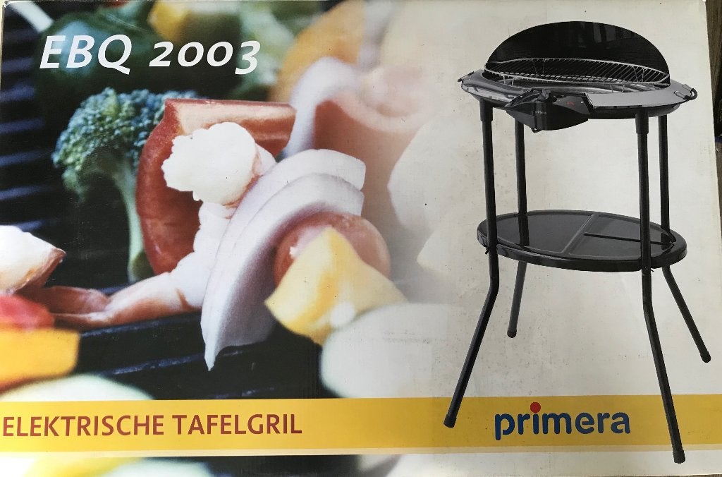 Elektrische tafelgrill, Tuin en Terras, Ophalen, Nieuw, Primera