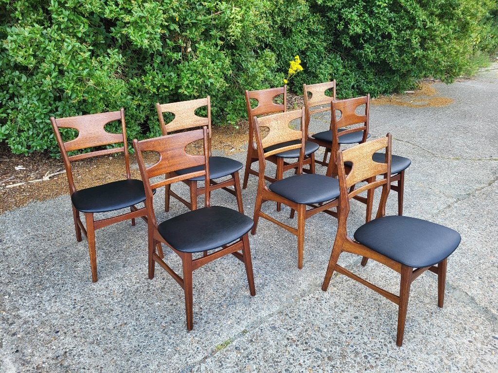 vintage Mid - Century moderne Deense stijl stoelen jaren 60, Huis en Inrichting, Stoelen, Ophalen, Gebruikt, Hout, Vintage
