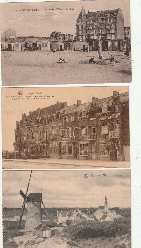 Coxyde de Coxyde, Collections, Cartes postales | Belgique, Envoi