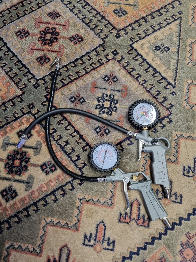 bandenvulpiustool met manometer, Ophalen of Verzenden