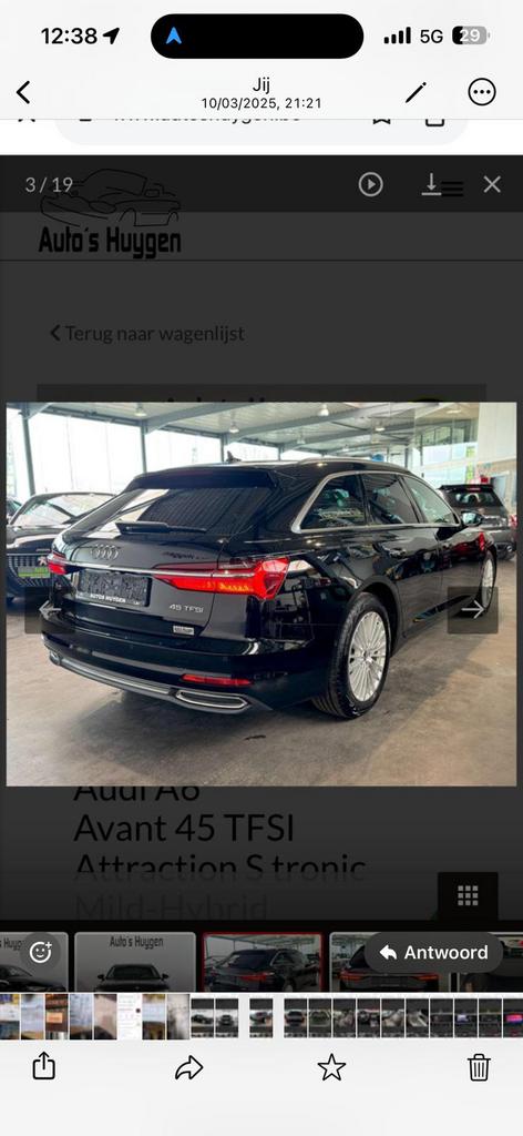 Audi a6 avant, Automaat, Zwart, Break, A6