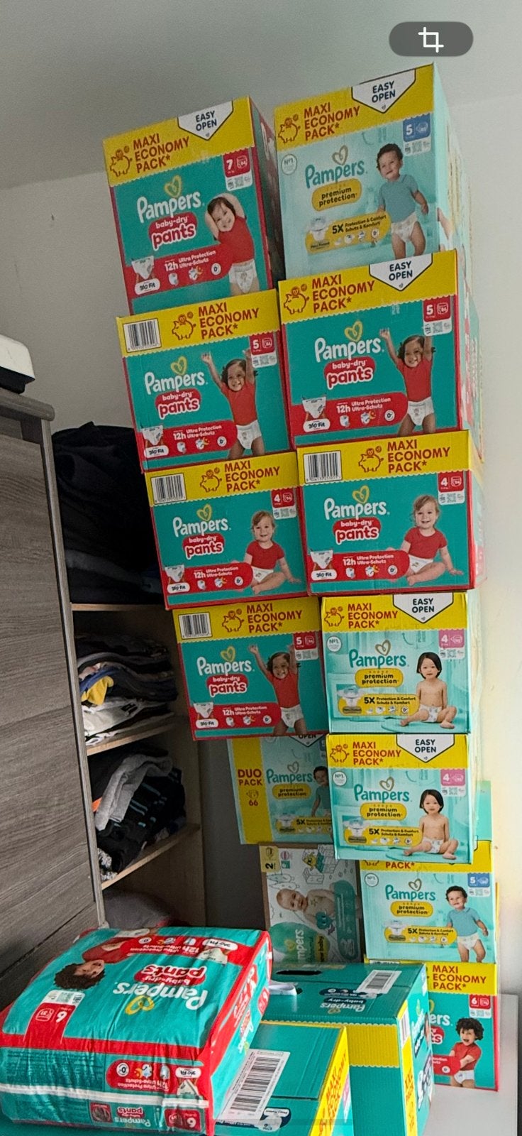 Couche pampers, Enlèvement, Comme neuf