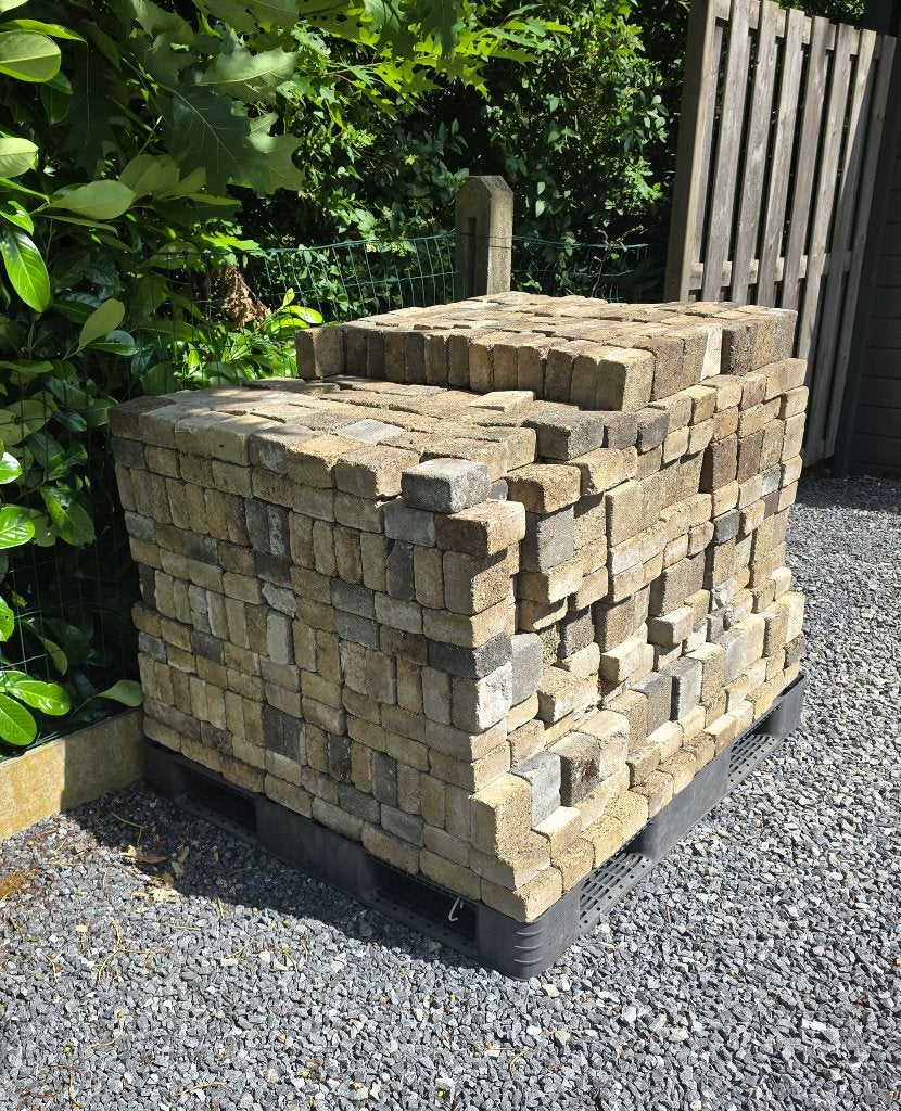 Gratis klinkers van 10 cm x 10 cm, Ophalen, Gebruikt, Klinkers, 10 m² of meer