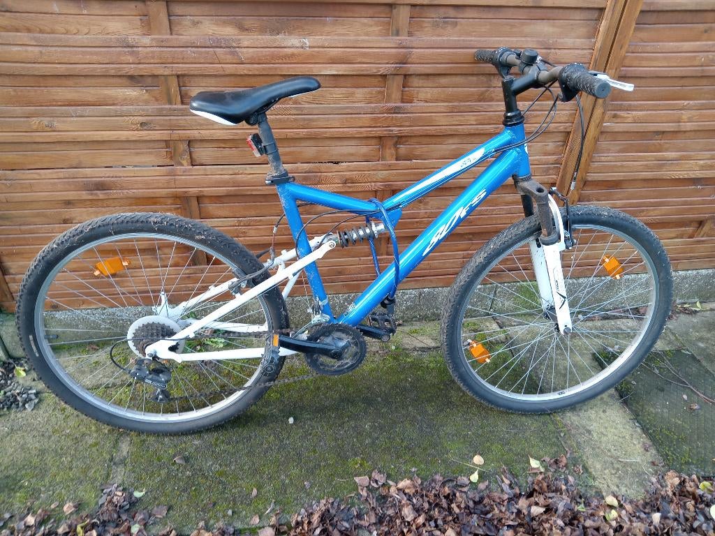 fiets, topfiets, mountainbike., Minder dan 10 versnellingen, Gebruikt, Velgrem, 65 cm of meer