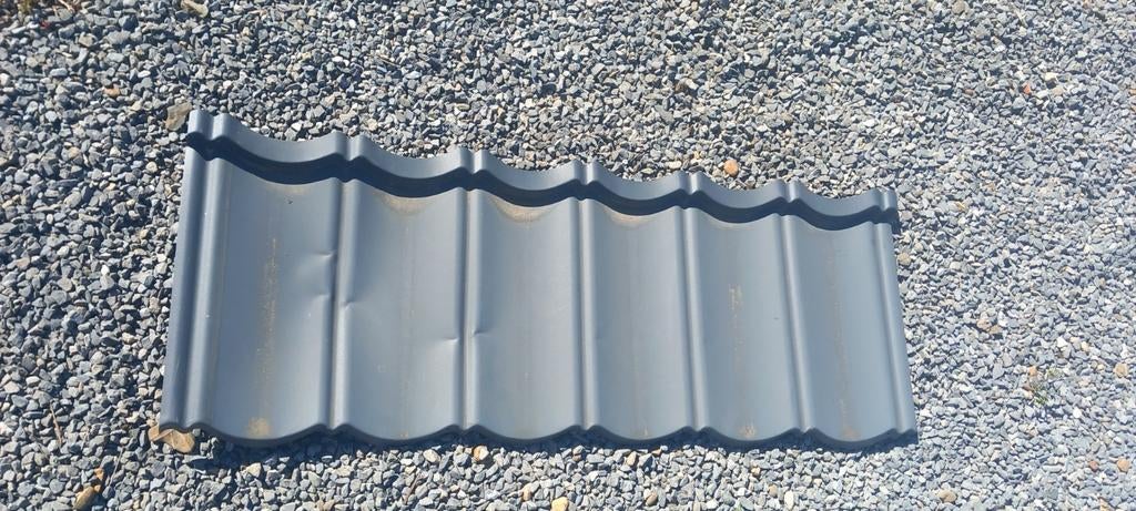 Metalen dakplaten +-150m2, Doe-het-zelf en Bouw, Ophalen