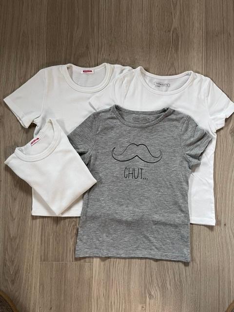 4 thermische t-shirts korte mouwen maat 120 (8 j), Enfants & Bébés, Garçon ou Fille, Enlèvement ou Envoi, Damart, Vêtements de nuit ou Sous-vêtements