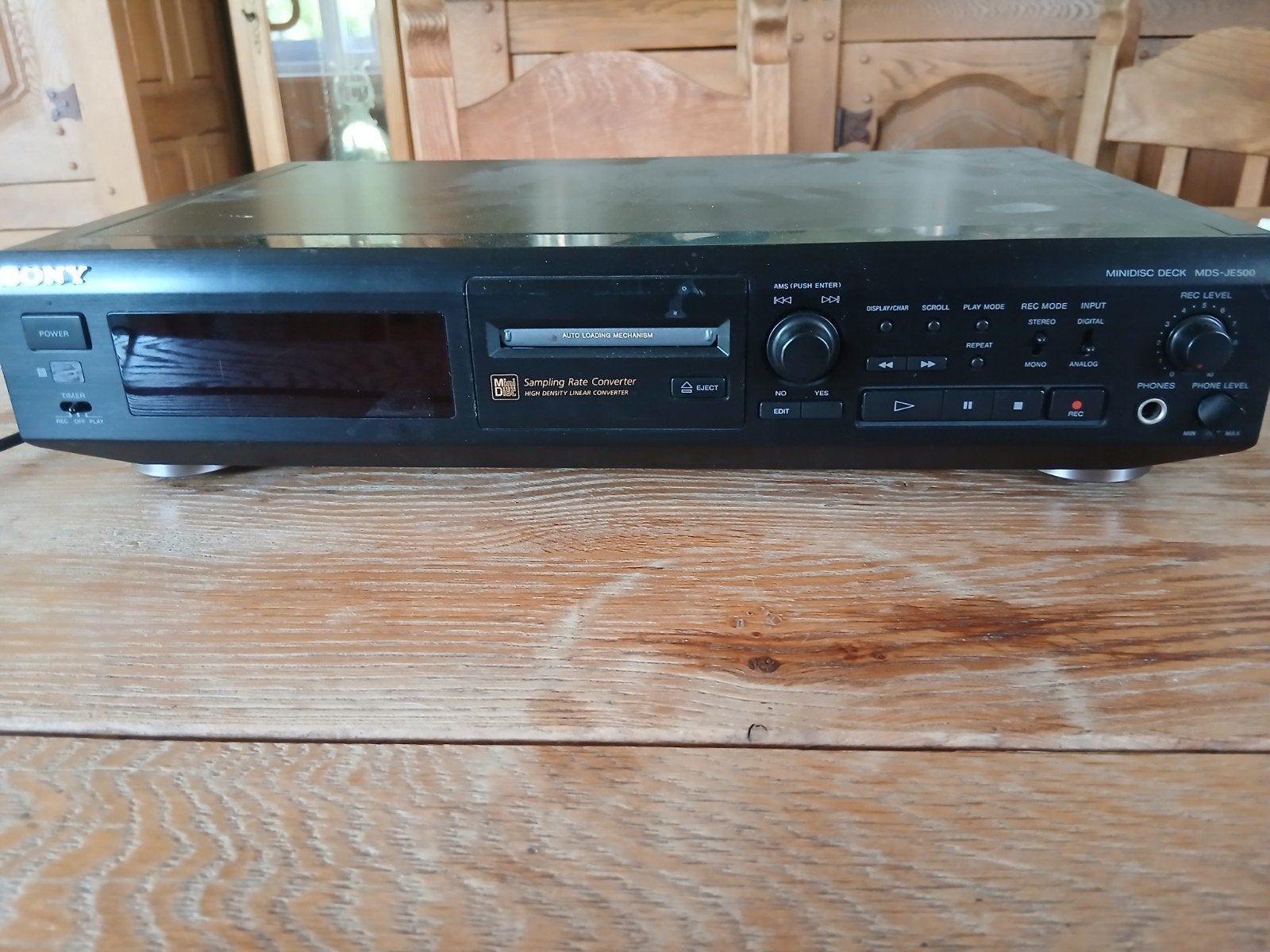 Sony MDS-JE500 Minidisc Deck, TV, Hi-fi & Vidéo, Tuners, Analogique, Enlèvement