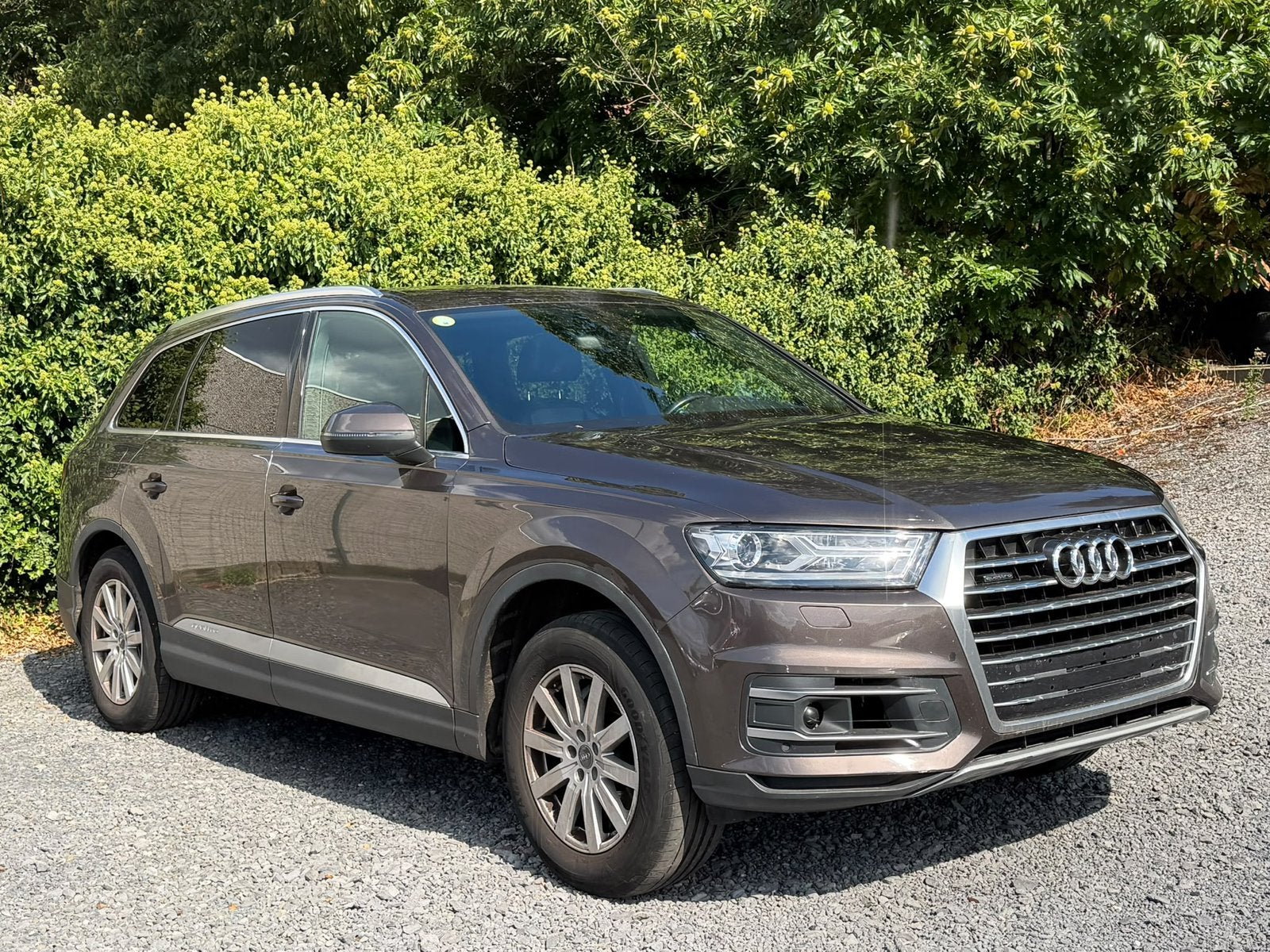Audi Q7 3.0 Tdi / Bj 2016 / Km 285.000 / Ketting Kapot, Auto's, Automaat, Bruin, Leder, Bedrijf
