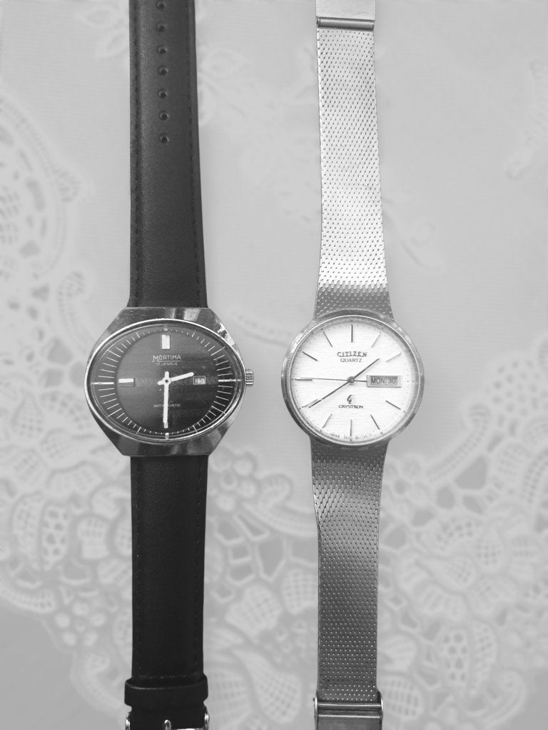 Montre  quartz et mecanique, Montre-bracelet, Seiko, Enlèvement ou Envoi, Acier