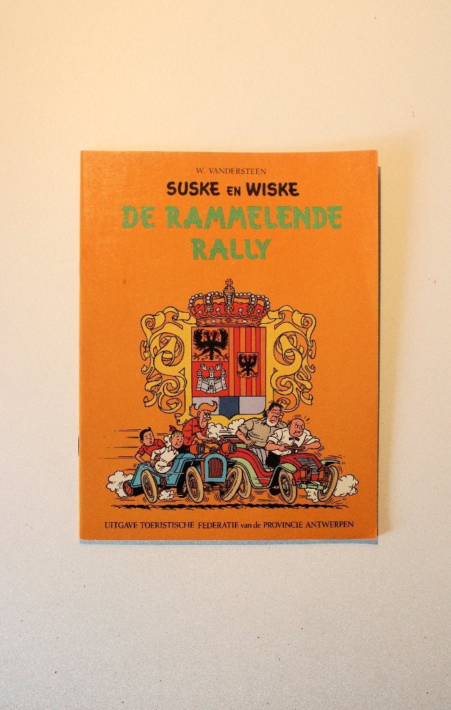 Suske en Wiske - De rammelende rally (1973), Boeken, Willy Vandersteen, Eén stripboek, Ophalen of Verzenden, Zo goed als nieuw