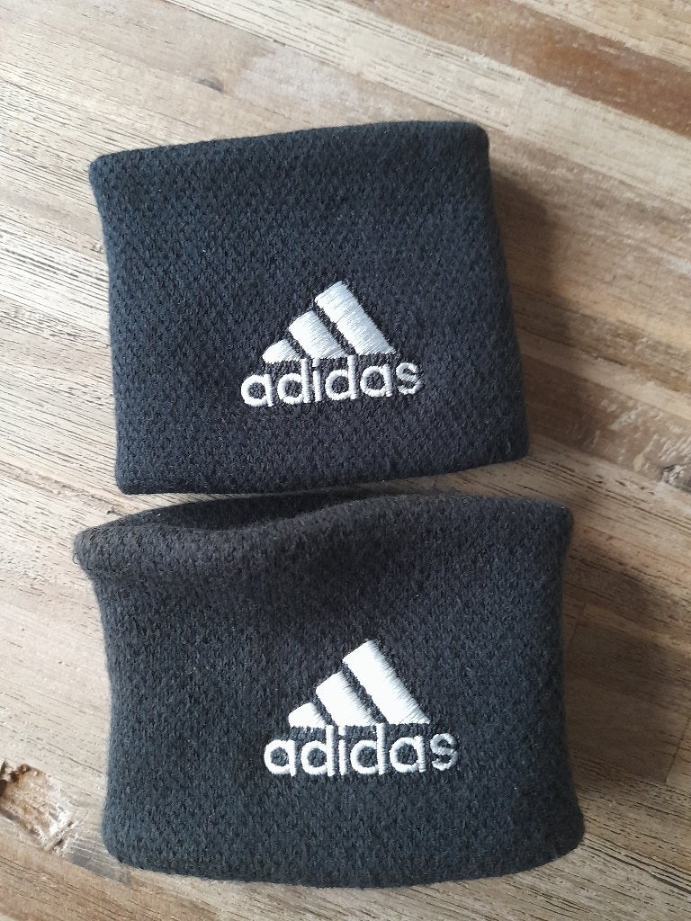Petit bracelet de tennis adidas - Unisexe, Adidas, Enlèvement ou Envoi, Comme neuf, Noir