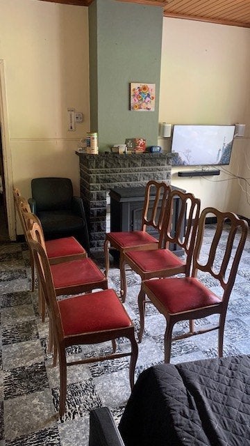 Stoelen, Huis en Inrichting, Stoelen, Ophalen, Gebruikt, Bruin, Vintage