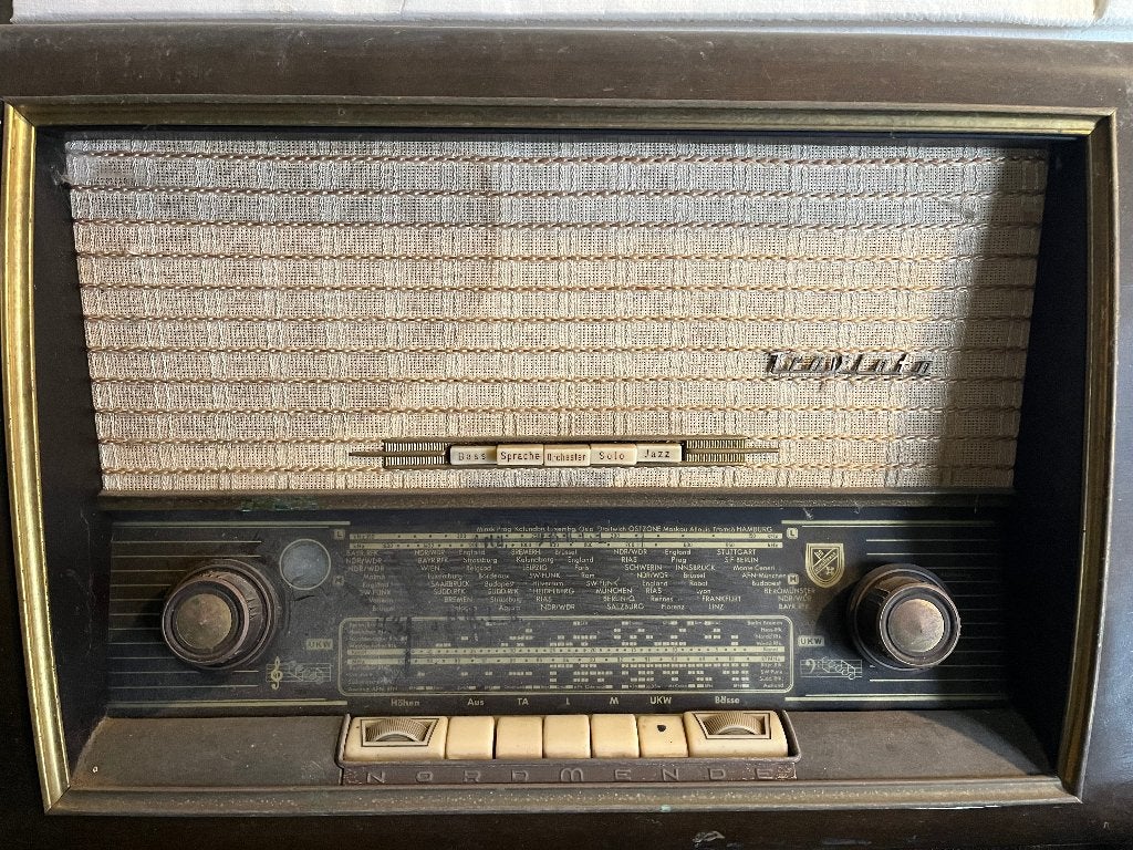 oude radio, Audio, Tv en Foto, Ophalen, Gebruikt, Radio