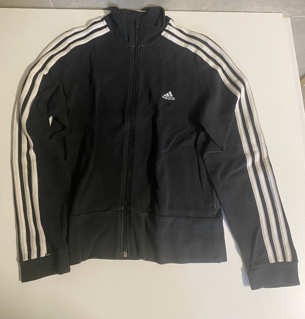 Adidas sportjasje maat 42, Kleding | Dames, Adidas, Zwart, Maat 42/44 (L), Ophalen of Verzenden