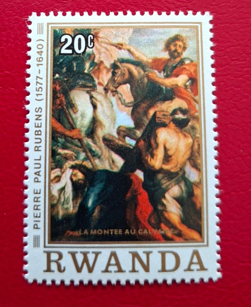 Timbre Rwanda OBP 821**, Enlèvement ou Envoi, Non oblitéré