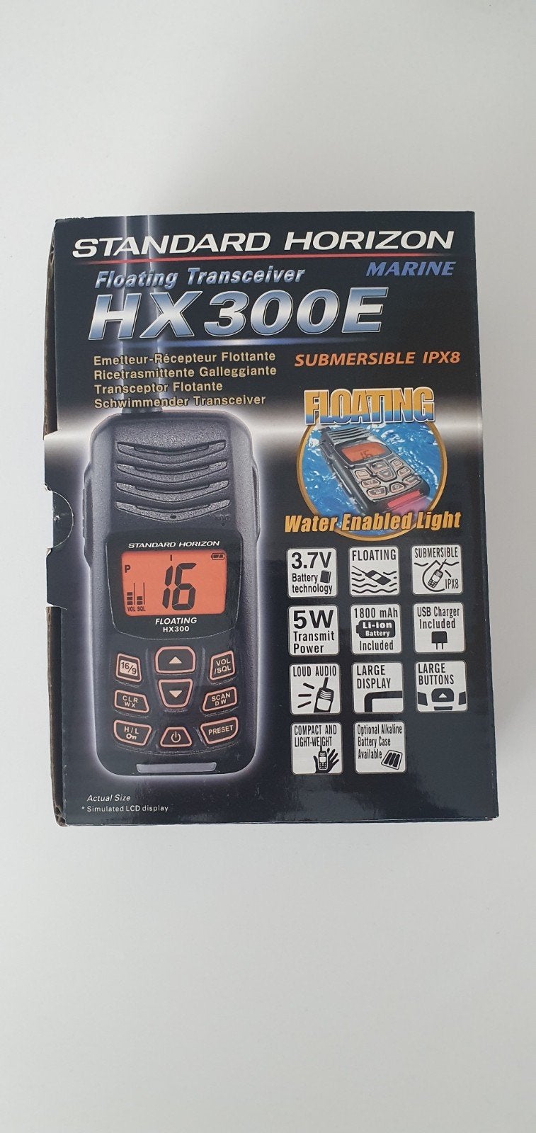 STANDAARD HORIZON HX300E Marifoon, Télécoms, Talkies-walkies & Walkies-talkies, Enlèvement