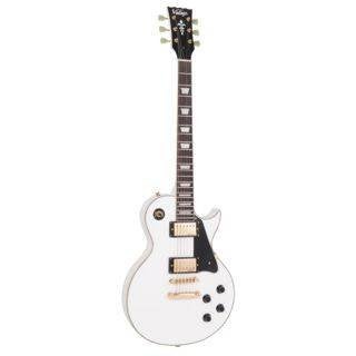 Guitare vintage v100 white artic, Enlèvement, Comme neuf, Semi-solid body, Autres marques