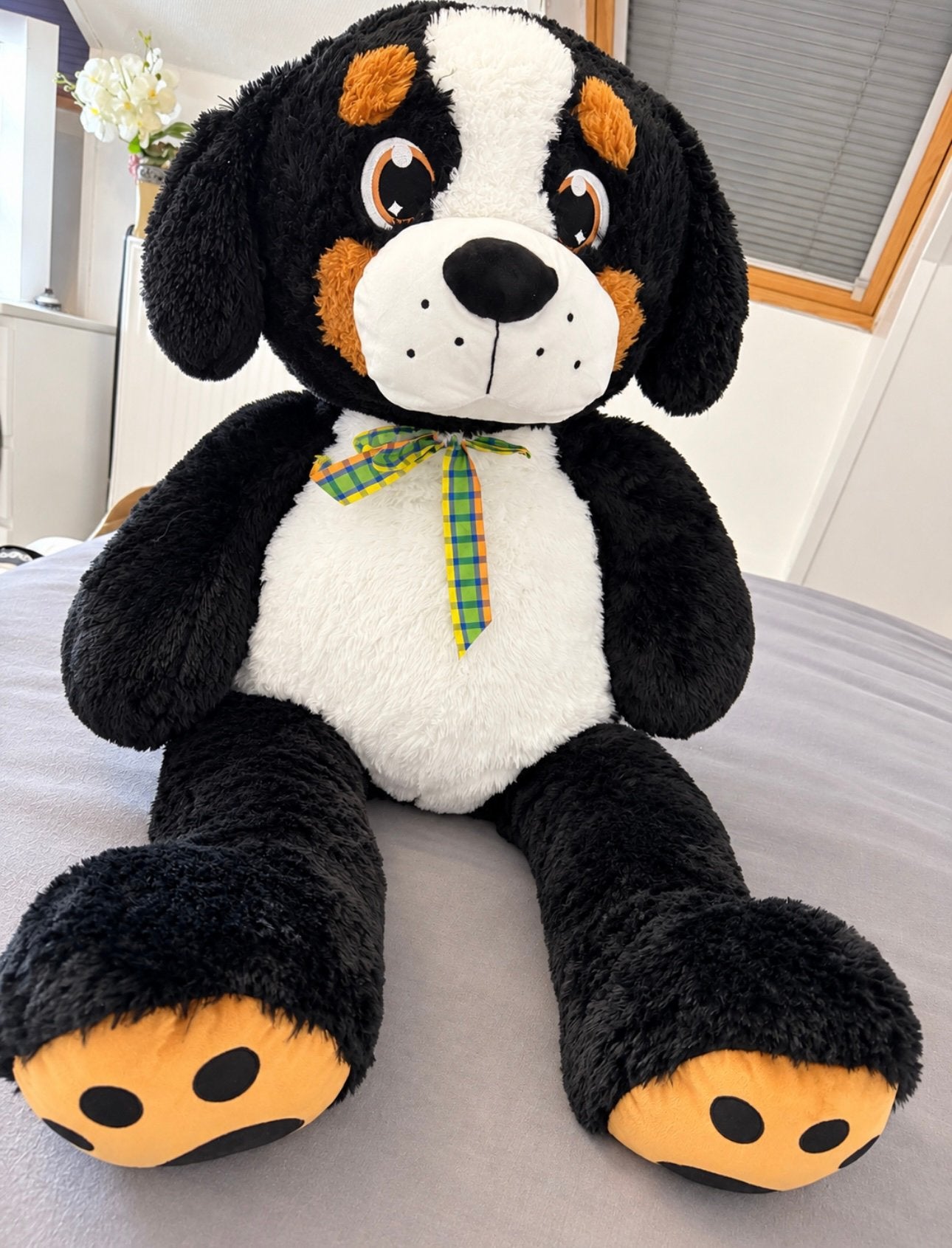 Peluche xxl géante, Ophalen, Nieuw, Zwart, Met label