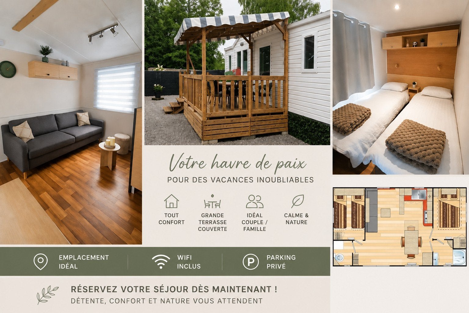 Mobil-home à louer