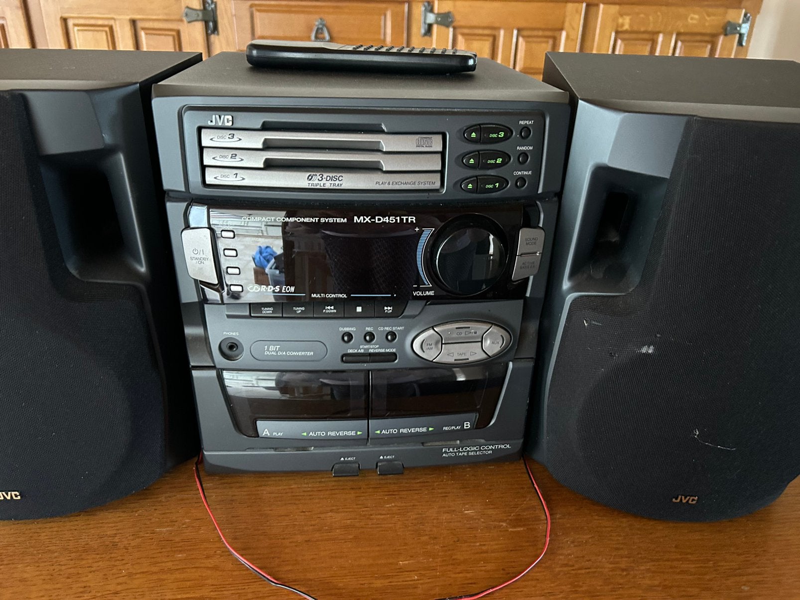 JVC hifi- stereosysteem, Ophalen, Gebruikt, Cassettedeck, JVC