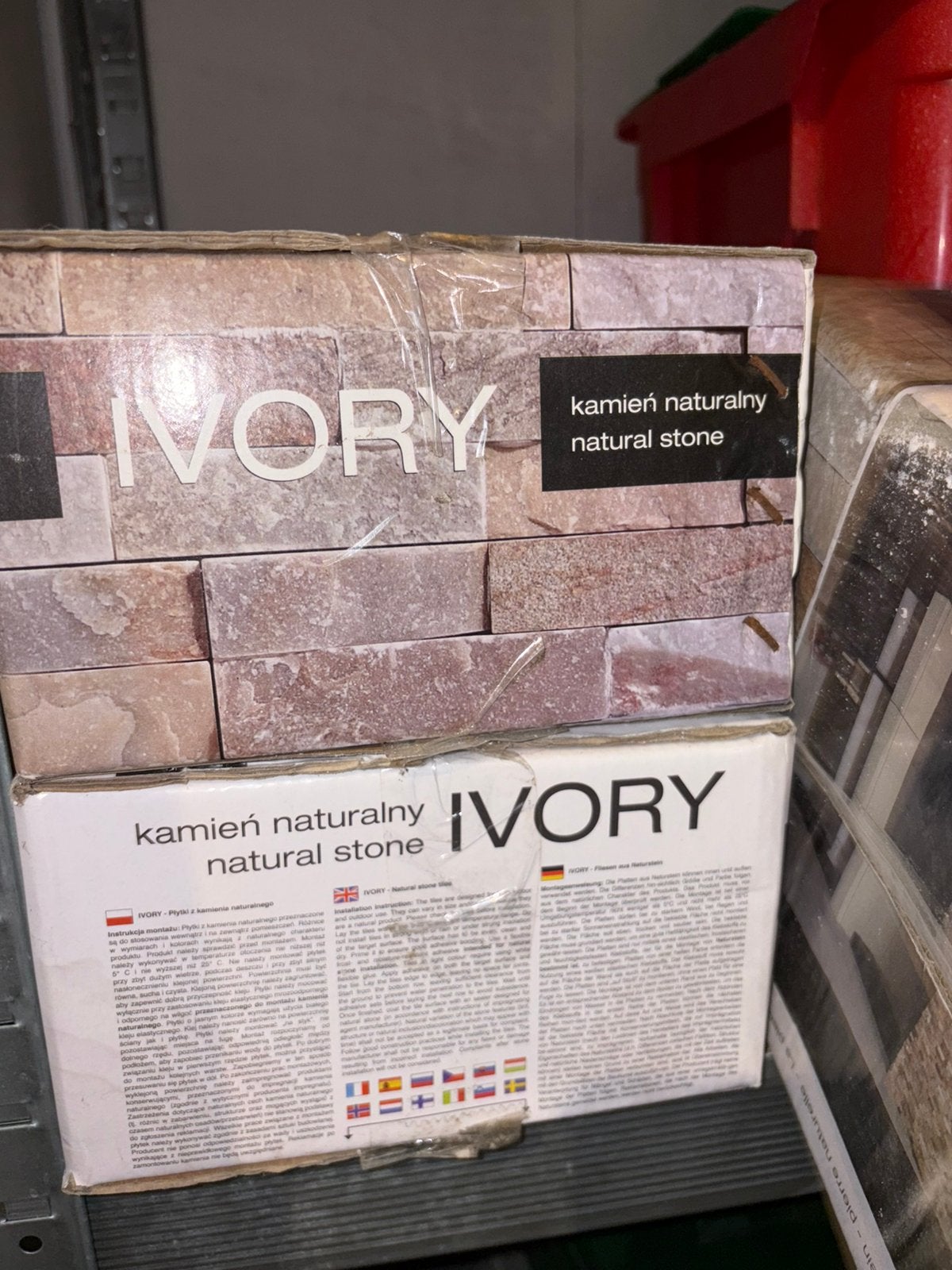Echte steen wandbekleding Ivory 3 dozen, Doe-het-zelf en Bouw, Tegels, Zo goed als nieuw, Ophalen