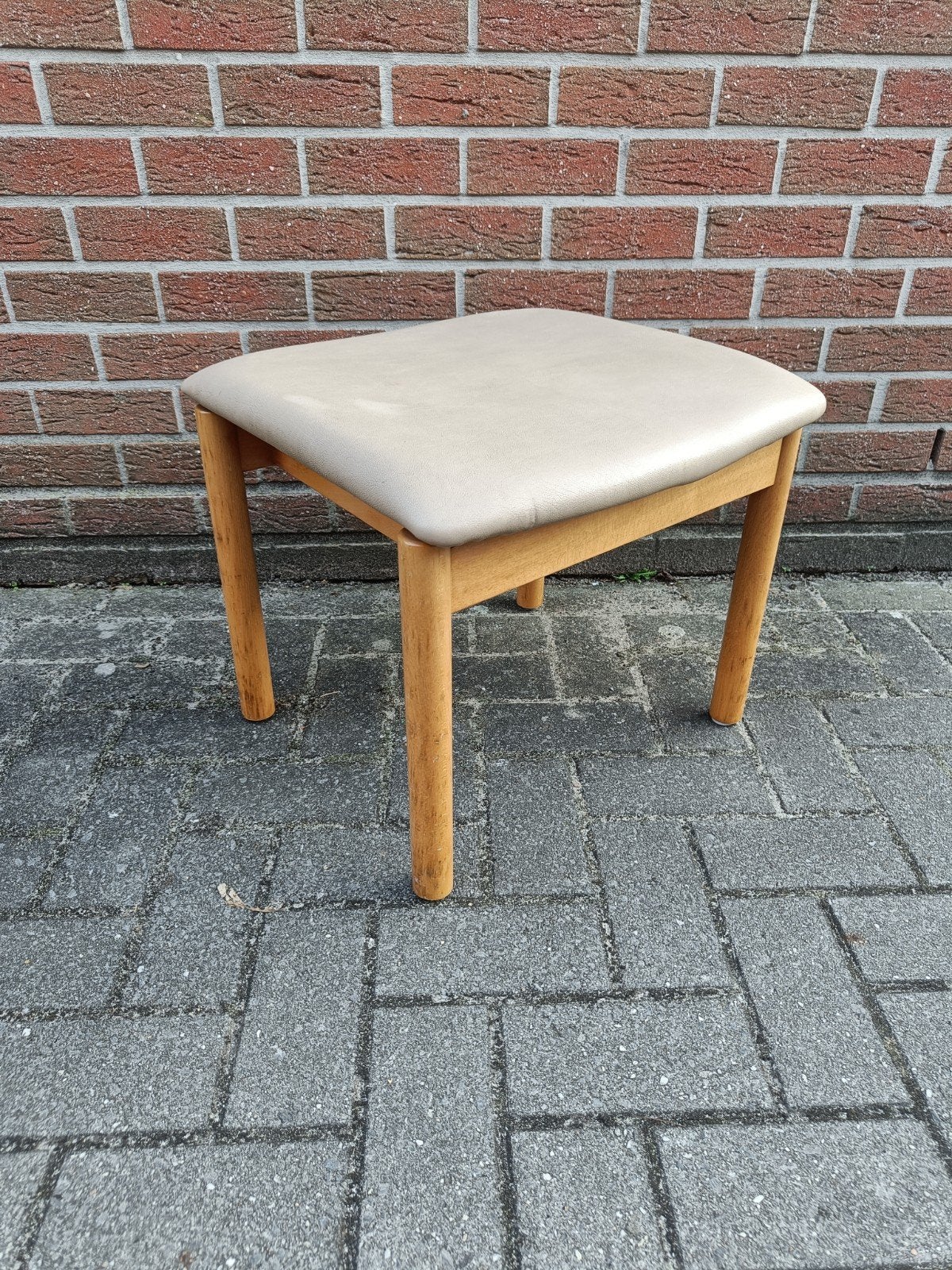 Vintage poef / voetbank Kusch & Co, Ophalen of Verzenden