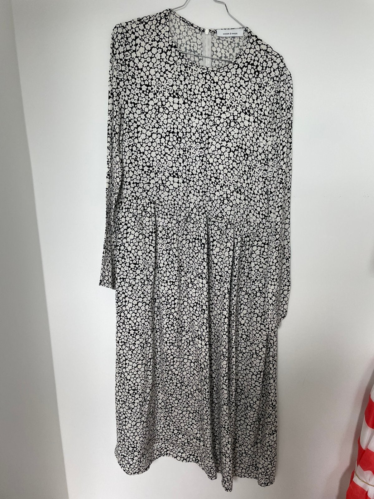 Samsoe Samsoe dress S, Kleding | Dames, Jurken, Wit, Ophalen of Verzenden, Zo goed als nieuw, Maat 36 (S)
