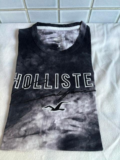 Hollister zwart wit wolk-t-shirt maat Small / Unisex, Ophalen, Zwart, Nieuw, Hollister