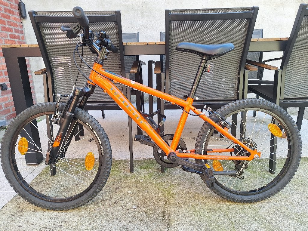 MTB jongen, Fietsen en Brommers, Ophalen, Velgrem, Zo goed als nieuw, Rockrider (Decathlon)