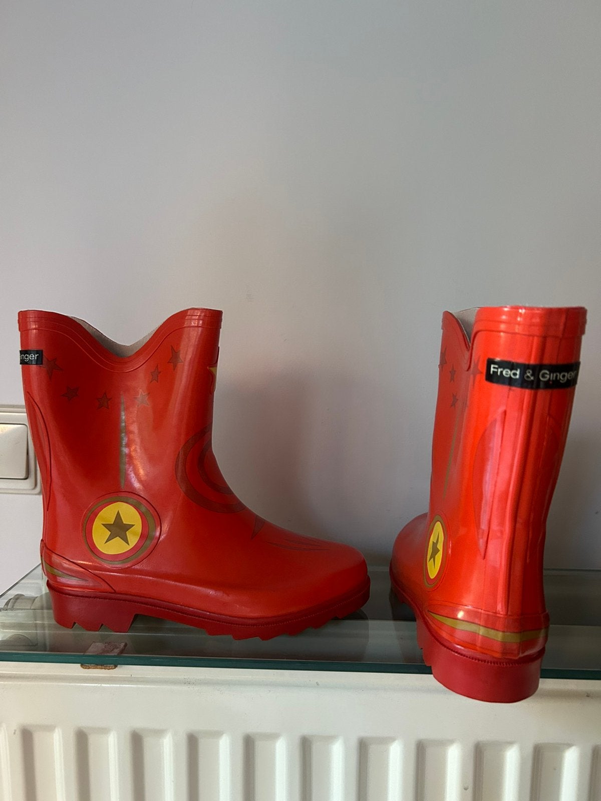 Bottes enfants rouge-orange T30-31 H20cm Fred&Ginger NEW, Enfants & Bébés, Enlèvement, Neuf, Bottes