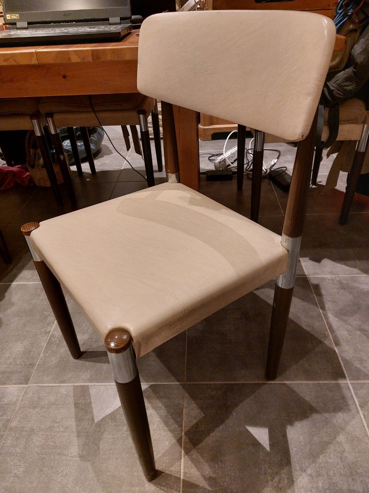 Vintage (1972)  stoelen - 6 stuks, Huis en Inrichting, Stoelen, Ophalen, Gebruikt, Overige kleuren, Vintage jaren 70