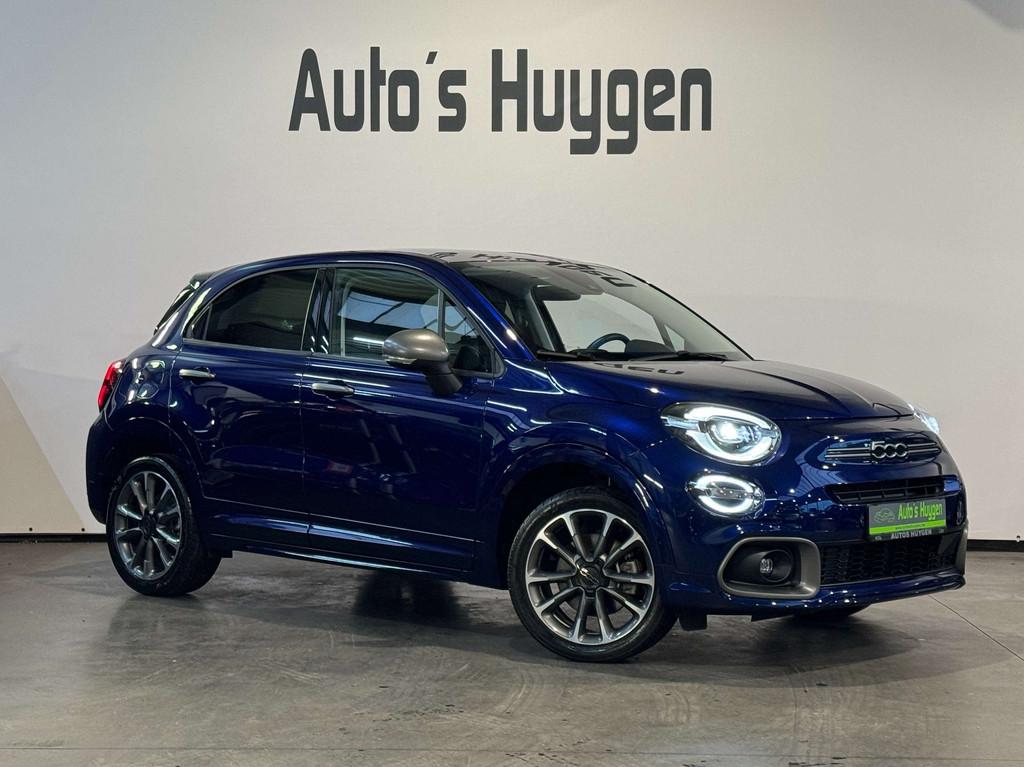 Fiat 500X 1.5 Hybrid Sport Automaat (bj 2024), Automaat, Gebruikt, 4 cilinders, Blauw
