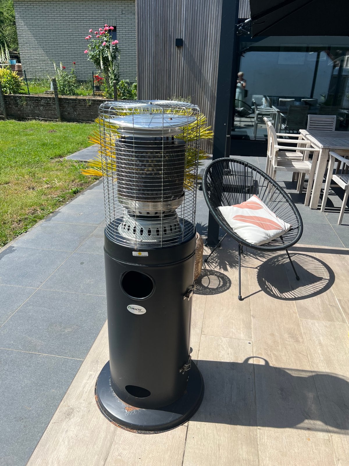 Radiateur de terrasse au gaz PRACTO, Enlèvement, Comme neuf, Gaz
