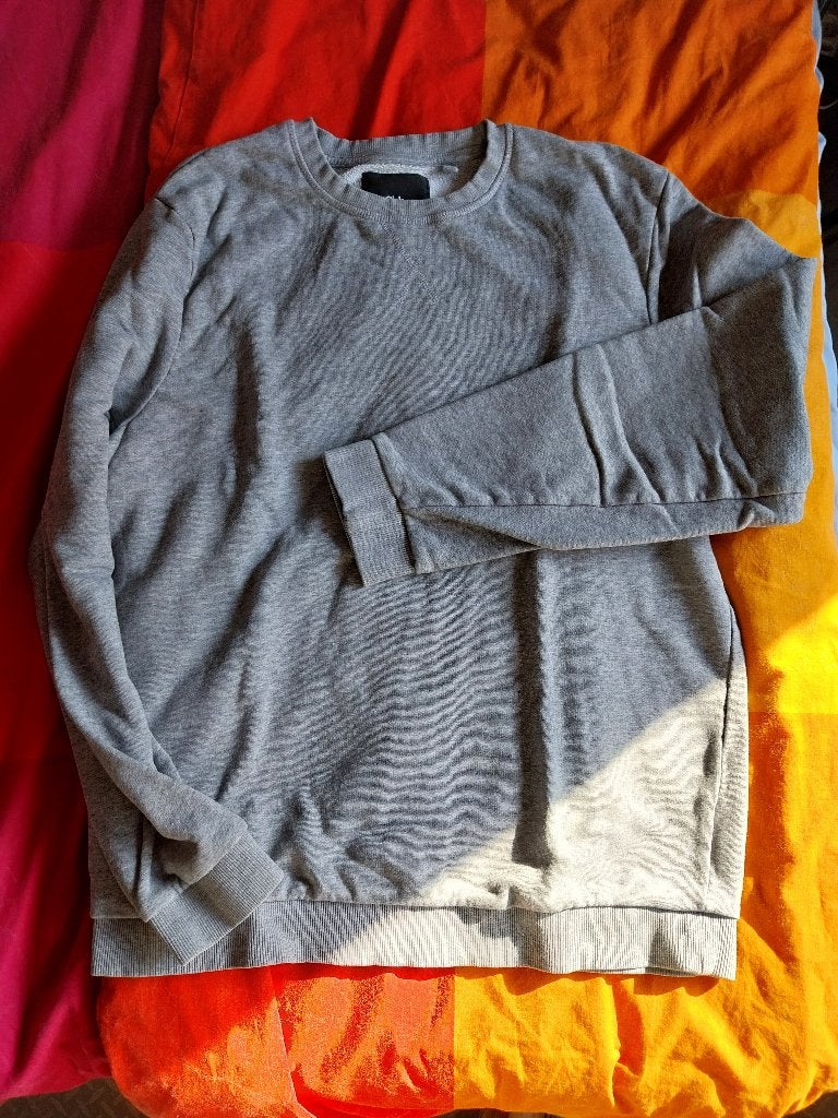 Grijze sweater trui Maat L, Enlèvement, Taille 52/54 (L), Gris