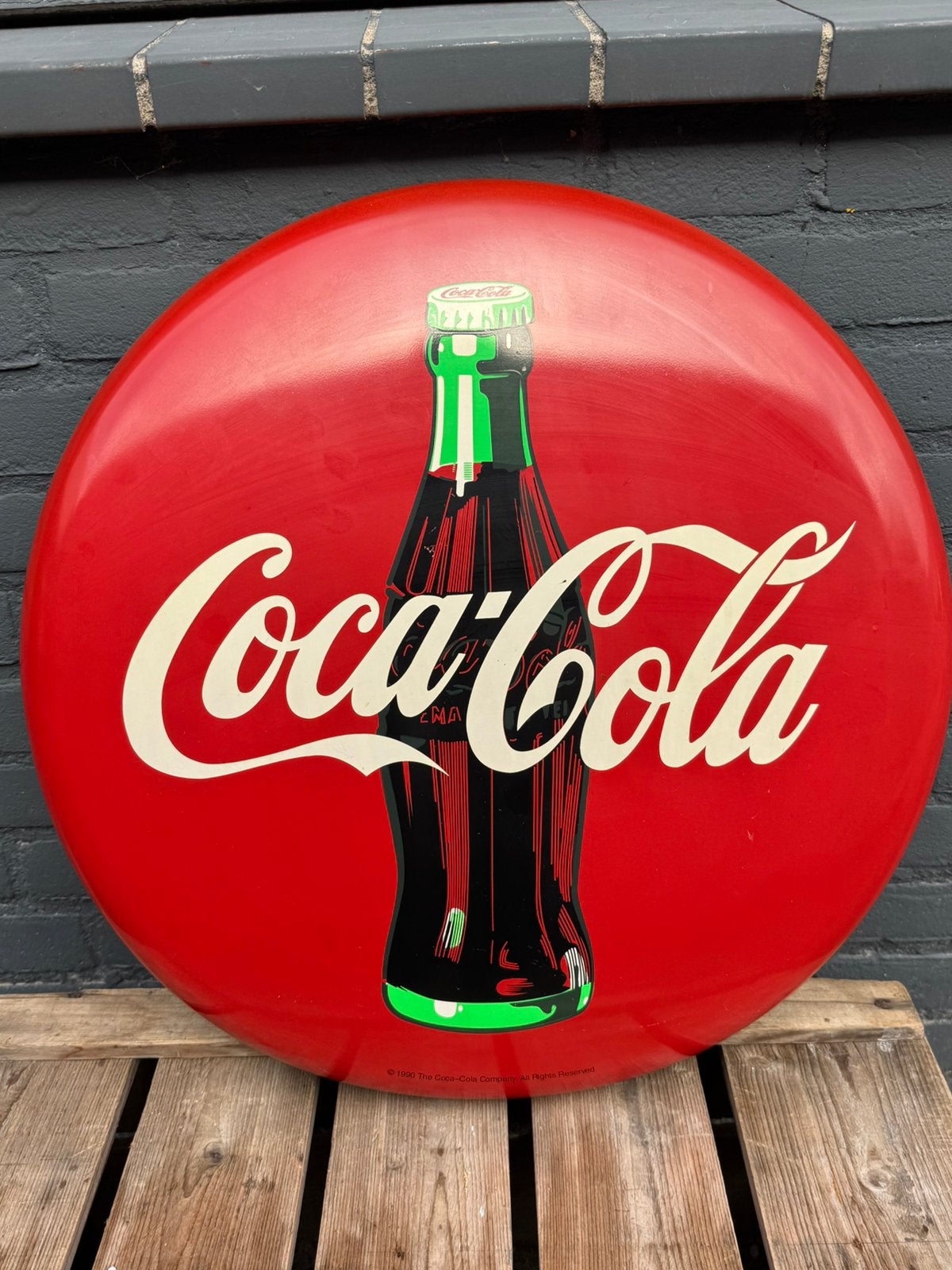 Ancien panneau d'affichage Coca Cola, Panneau publicitaire, Enlèvement ou Envoi, ., Utilisé