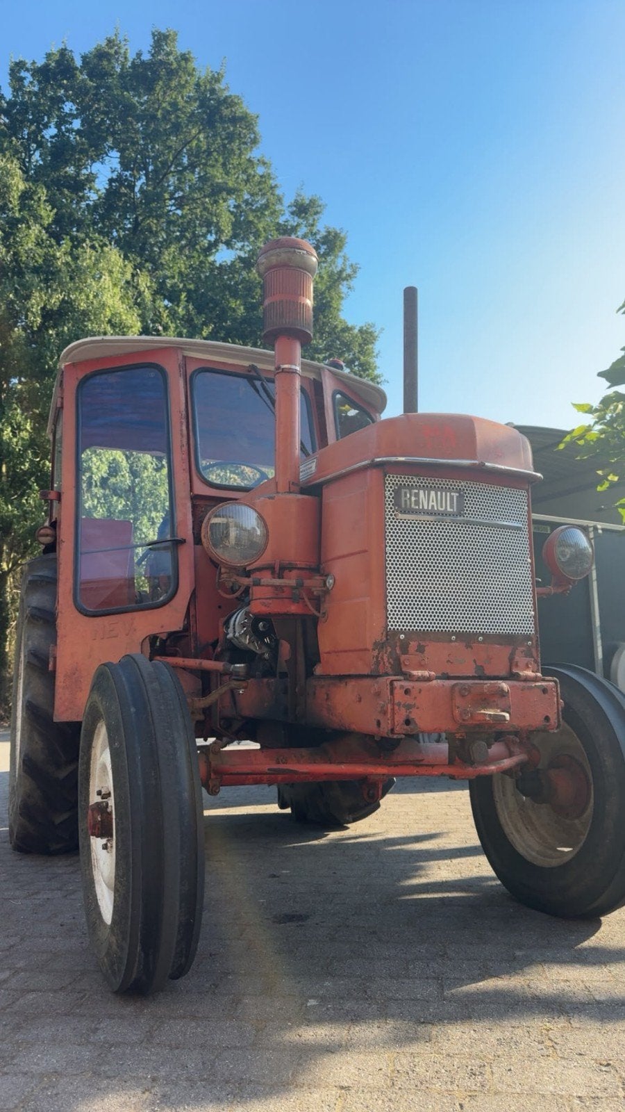cabine tractor Renault super 7, Ophalen