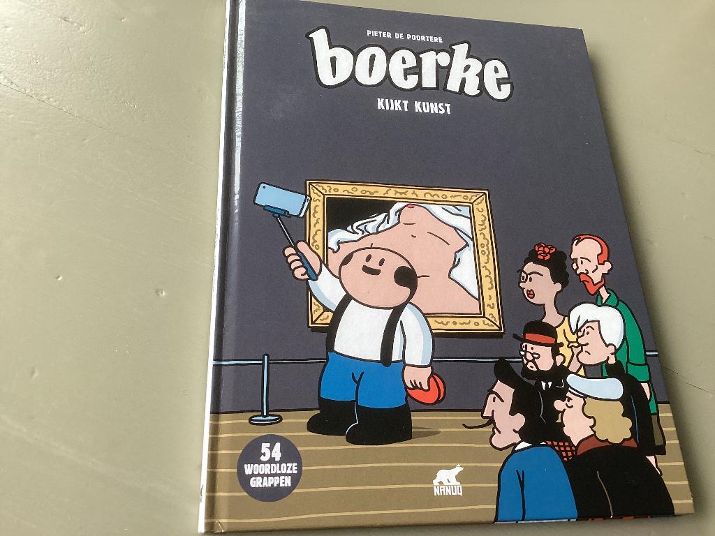 BOERKE kijkt kunst. Pieter de Poortere, Boeken, Eén comic, Ophalen of Verzenden, Zo goed als nieuw, Europa