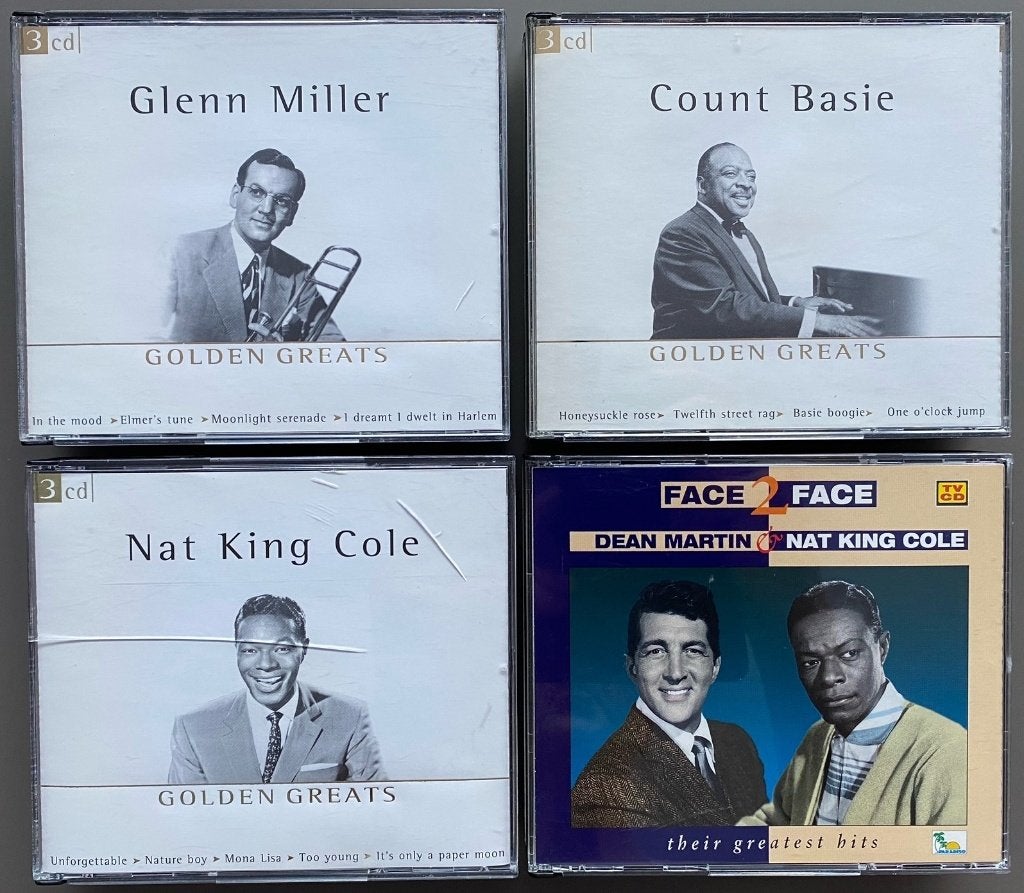 4 CD boxen Jazz & Blues & Oldies (€2,00 per box)., CD & DVD, CD | Jazz & Blues, Enlèvement ou Envoi, Comme neuf, Blues